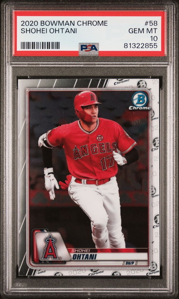 2021 TOPPS CHROME SHOHEI OHTANI PSA 10 GEM MINT