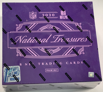 2020 Panini National Treasures 1st Off The Line Football Hobby Box
