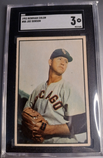 1953 BOWMAN COLOR JOE DOBSON