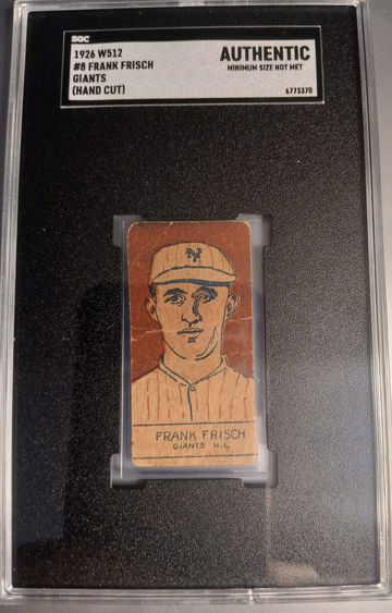 1926 W512 FRANK FRISCH