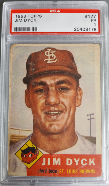 1953 Topps Jim Dyck