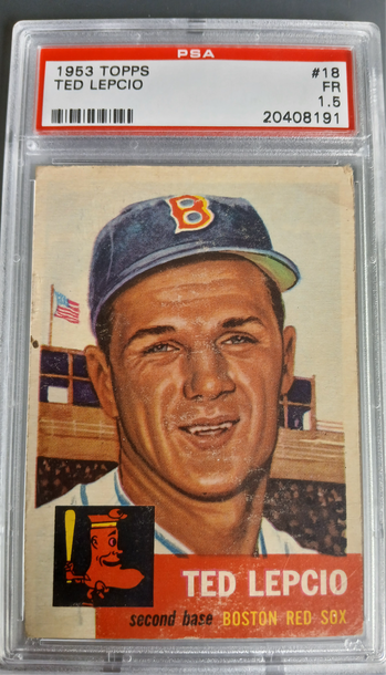1953 Topps Ted Lepcio
