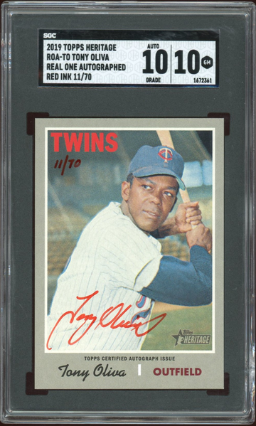 2019 Topps Heritage Tony Oliva ROA red pop 1