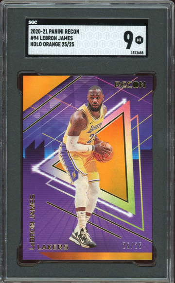 2020 Recon LeBron James orange /25