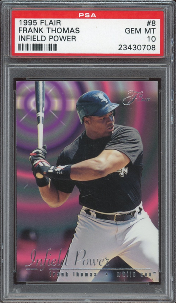 1995 Flair Infield Power Frank Thomas pop 2