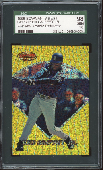 1996 Bowmans Best Ken Griffey Jr refractor
