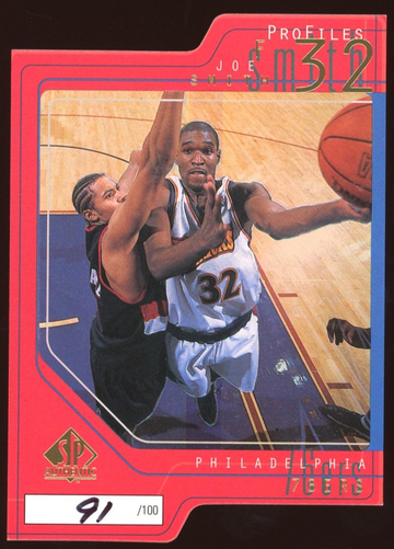 1998 SP Authentic Profiles Joe Smith /100
