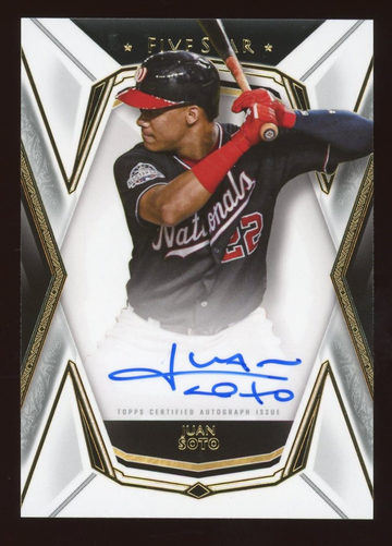2019 Topps Five Star Juan Soto auto
