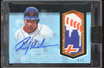 2018 Topps  Dynasty Rickey Henderson