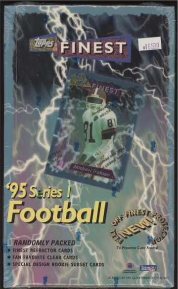 1995 Topps Finest Football Series 1 sealed box