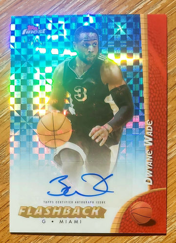 2024 Topps Finest Flashback Dwyane Wade auto /99