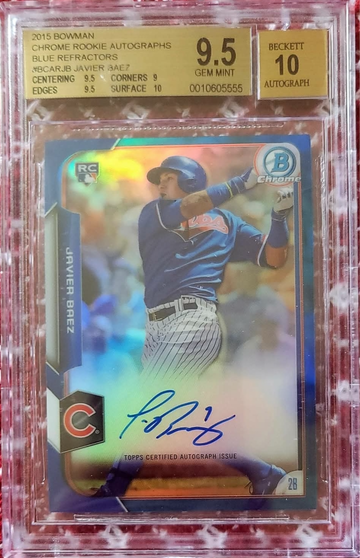 STEAL! 2015 Bowman Chrome Javier Baez /150