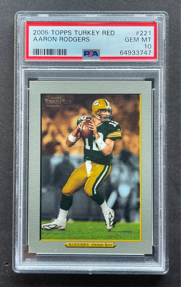 2005 Topps Turkey Red Aaron Rodgers RC #221 PSA 10