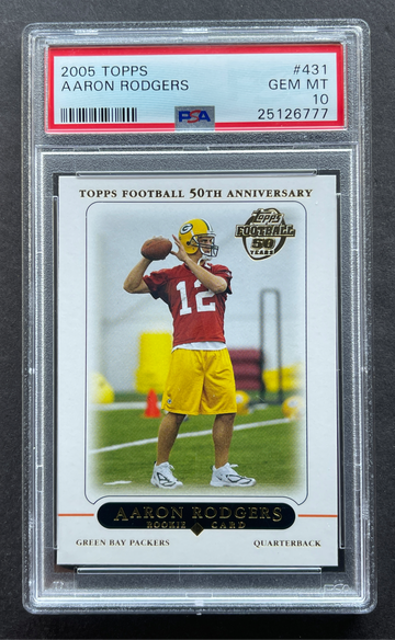 2005 Topps Aaron Rodgers RC #431 PSA 10