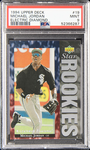 1994-95 Upper Deck Electric Diamond #19 Michael Jordan – PSA MINT 9