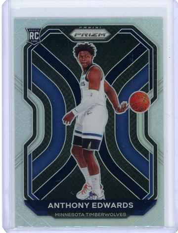 2020-21 Panini Prizm Silver Prizm Anthony Edwards RC Rookie Card