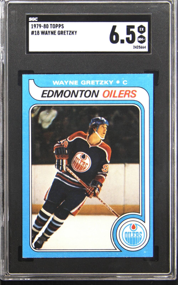1979-80 Topps #18 Wayne Gretzky Rookie RC SGC 6.5