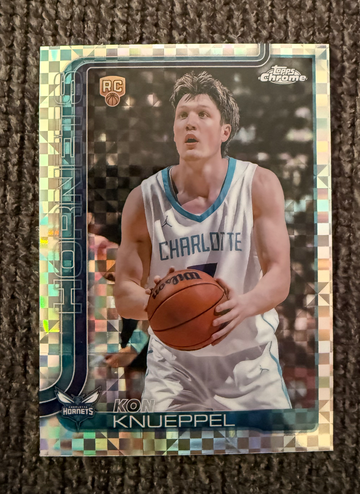 2025-26 Topps Chrome X-fractor Kon Knueppel RC Rookie #254 Xfractor Refractor FREE SHIPPING 