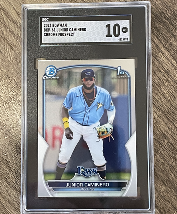 2023 Bowman Chrome 1st JUNIOR CAMINERO SGC 10