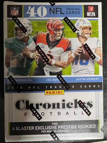 2020 Panini NFL Football Chronicles Blaster Box - Burrow, Tua, Herbert and Hurts