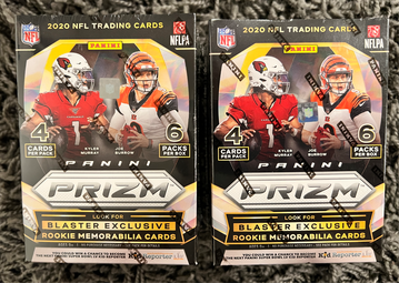 2020 NFL Prizm Blaster Lot x2 