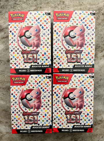 Pokémon 151 Booster Bundle Lot of 4