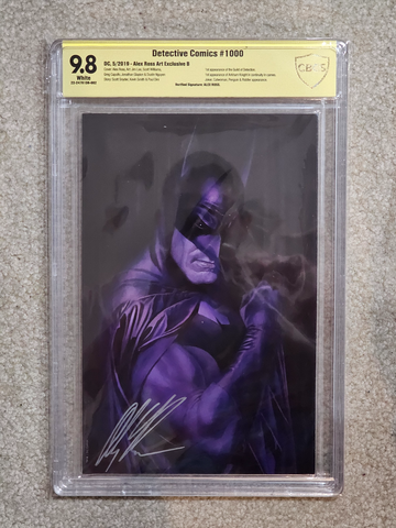 Detective Comics #1000 Alex Ross Cover B Variant | CBCS Verified 9.8 | Signed by Alex Ross