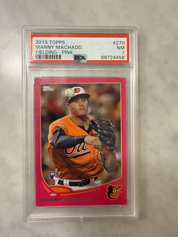 2013 topps Manny Machado #270 pink /50 