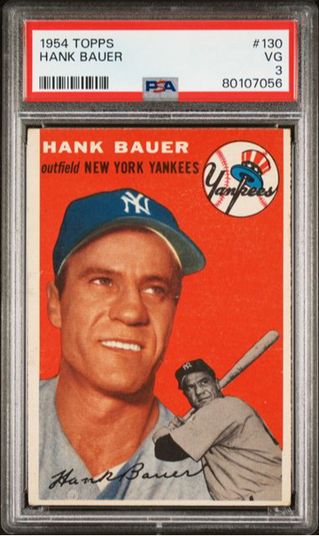 1954 Topps Hank Bauer #130 PSA 3 [BL-1.10]