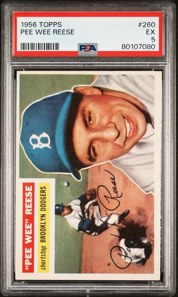 1956 Topps Pee Wee Reese #260 PSA 5 [BL-1.23]