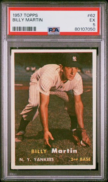 1957 Topps Billy Martin #62 PSA 5 [BL-1.13]