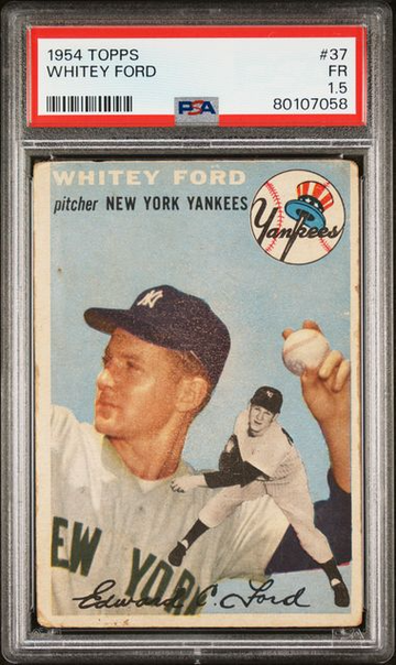 1954 Topps Whitey Ford #37 PSA 1.5 [BL-2.24]