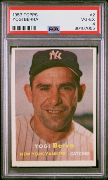1957 Topps Yogi Berra #2 PSA 4 [BL-2.7]