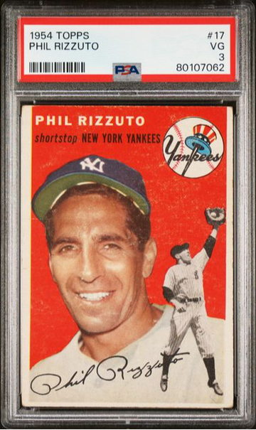 1954 Topps Phil Rizzuto #17 PSA 3 [BL-1.28]