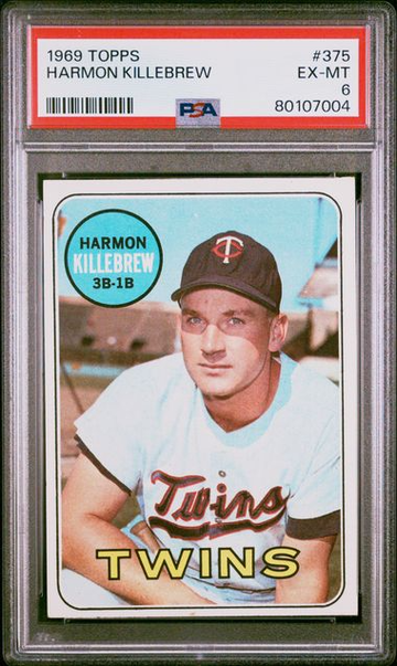 1969 Topps Harmon Killebrew #375 PSA 6 [BL-2.30]