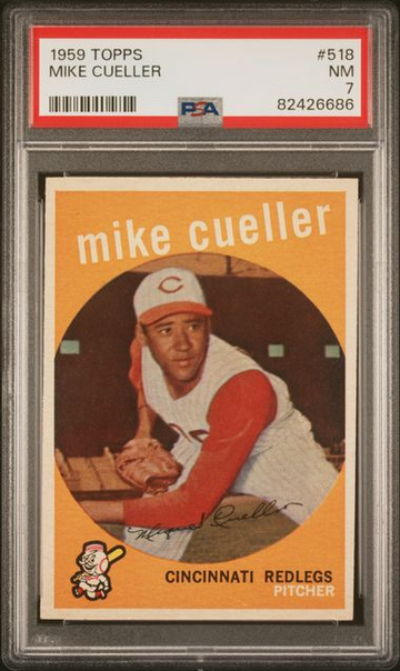 1959 Topps Mike Cueller #518 PSA 7 [BL-1B.18]