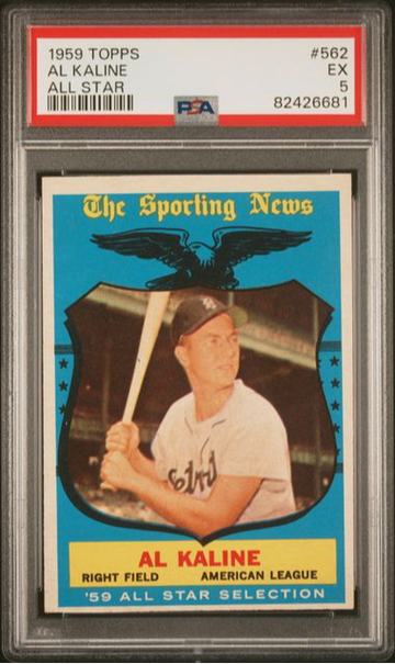 1959 Topps Al Kaline All Star #562 PSA 5 [BL-3.1]