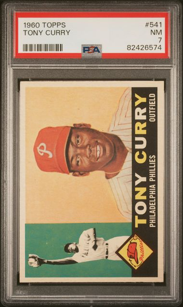 1960 Topps Tony Curry #541 PSA 7 [BL-1B.26]