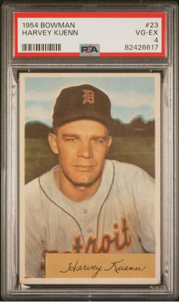 1954 Bowman Harvey Kuenn #23 PSA 4 [BL-2.39]