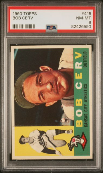 1960 Topps Bob Cerv #415 PSA 8 [BL-1B.49]