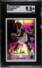 2003-04 Topps Chrome Chris Bosh Refractor #114 SGC 9.5 [BK-1A.2]