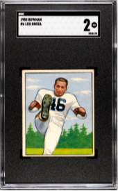 1950 Bowman Lou Groza #6 SGC 2 [FT-2A.38]