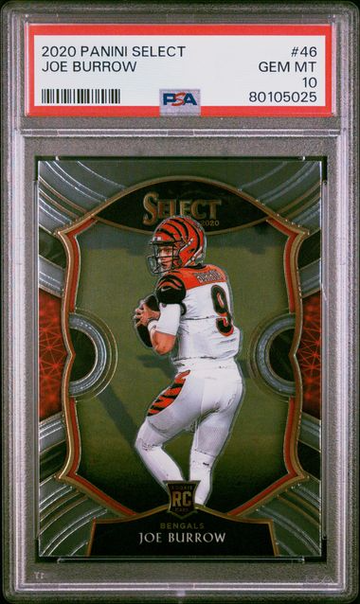 2020 Panini Select Concourse Joe Burrow #46 PSA 10 [FT-2A.42]