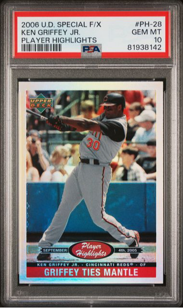 2006 Upper Deck Special F/X Ken Griffey Jr Player Highlights #PH-28 PSA 10 [BL-1C.33]