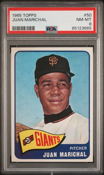 1965 Topps Juan Marichal #50 PSA 8 [BL-1C.49]