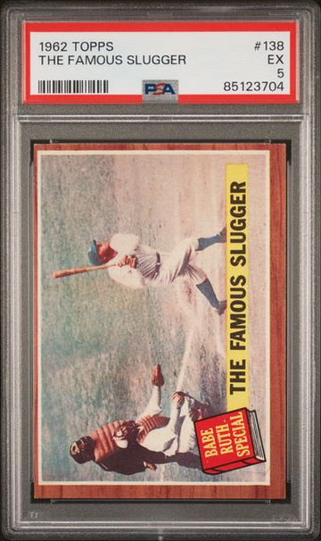 1962 Topps The Famous Slugger #138 PSA 5 [BL-2C.31]
