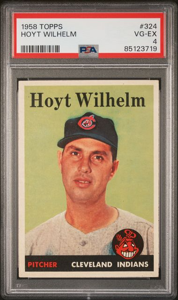 1958 Topps Hoyt Wilhelm #324 PSA 4 [BL-2C.26]