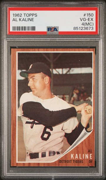 1962 Topps Al Kaline #150 PSA 4(MC) [BL-2C.6]