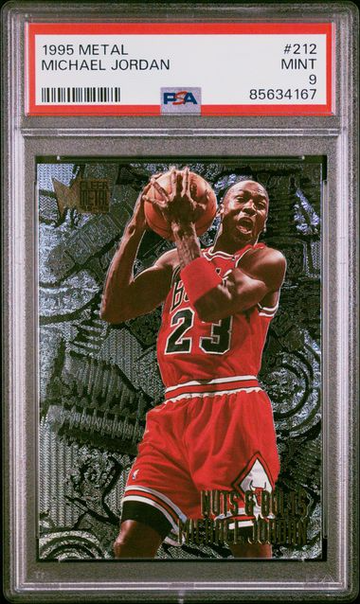 1995 Metal Michael Jordan #212 PSA 9 [BK-2B.5]