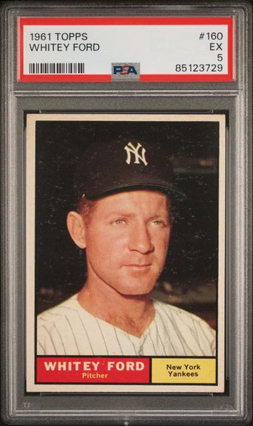 1961 Topps Whitey Ford #160 PSA 5 [BL-2C.23]